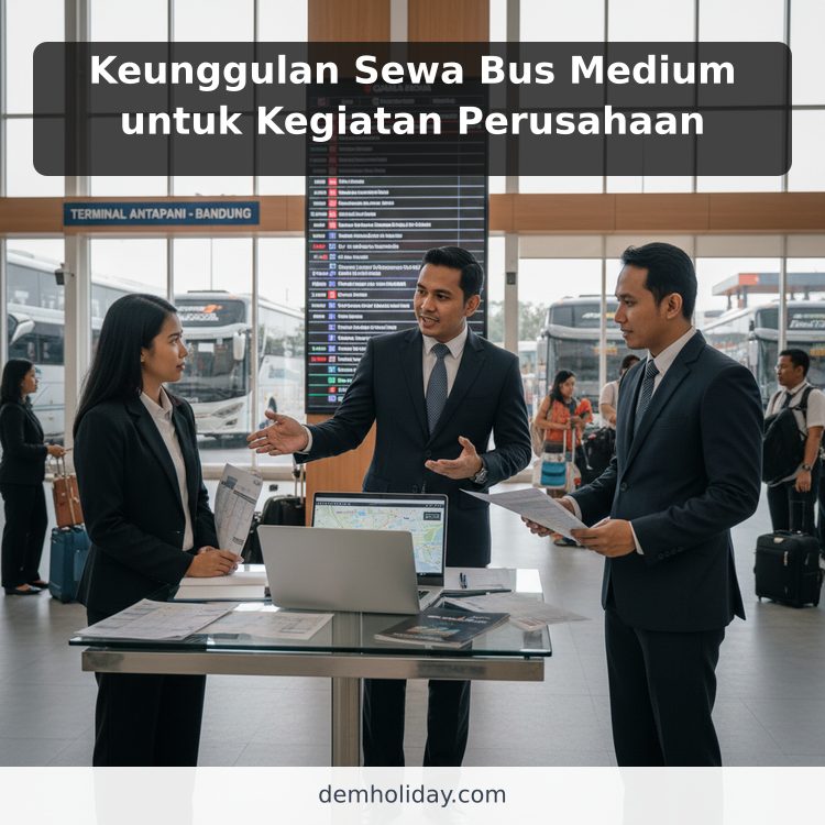 Keunggulan Sewa Bus Medium untuk Kegiatan Perusahaan